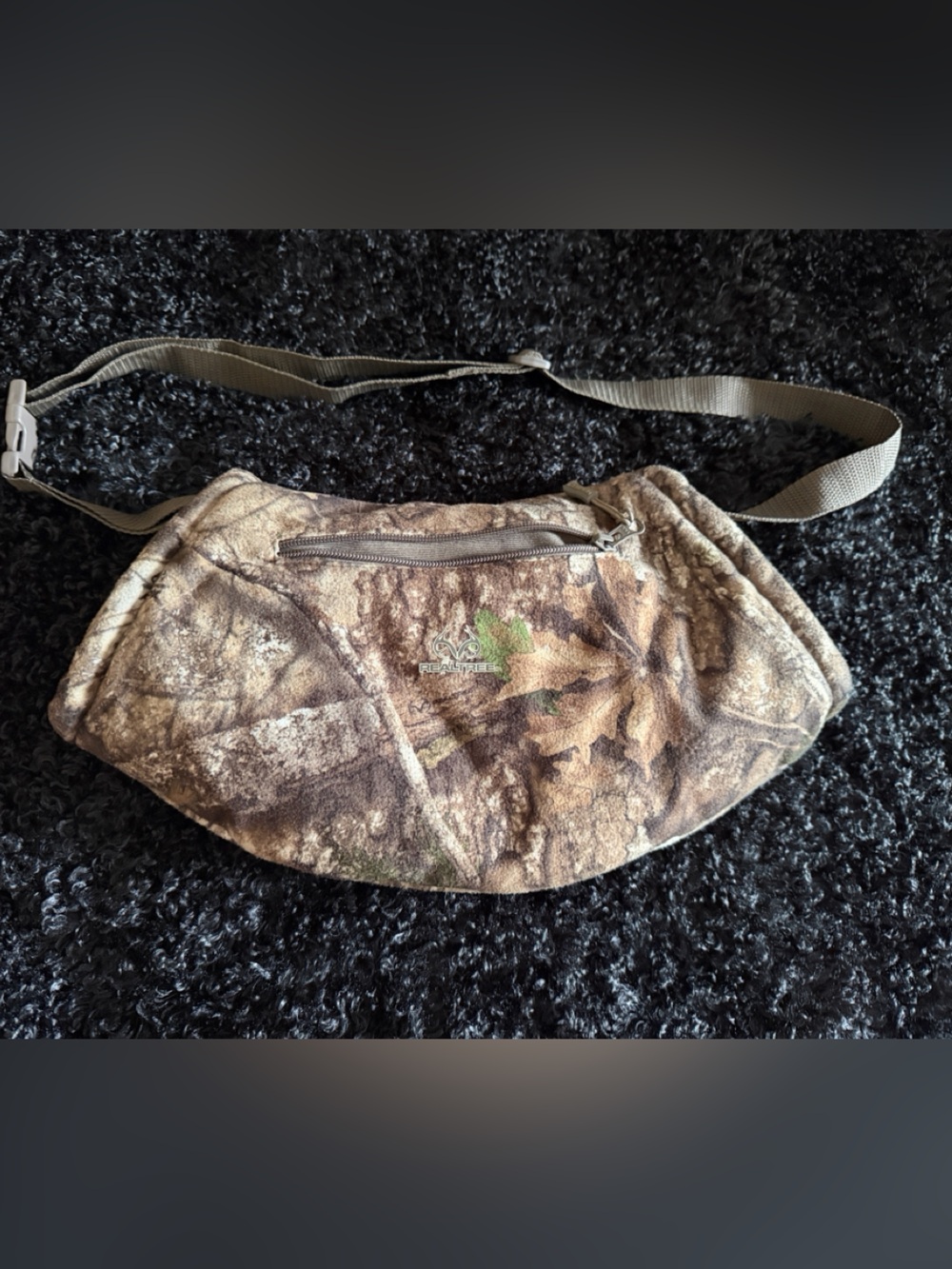 Camo Fanny Pack hand warmer with Front Zip